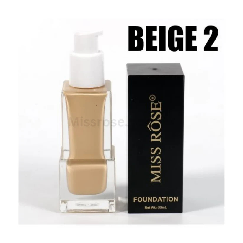 Miss Rose Foundation Black Beige 02 7601-016 30ML