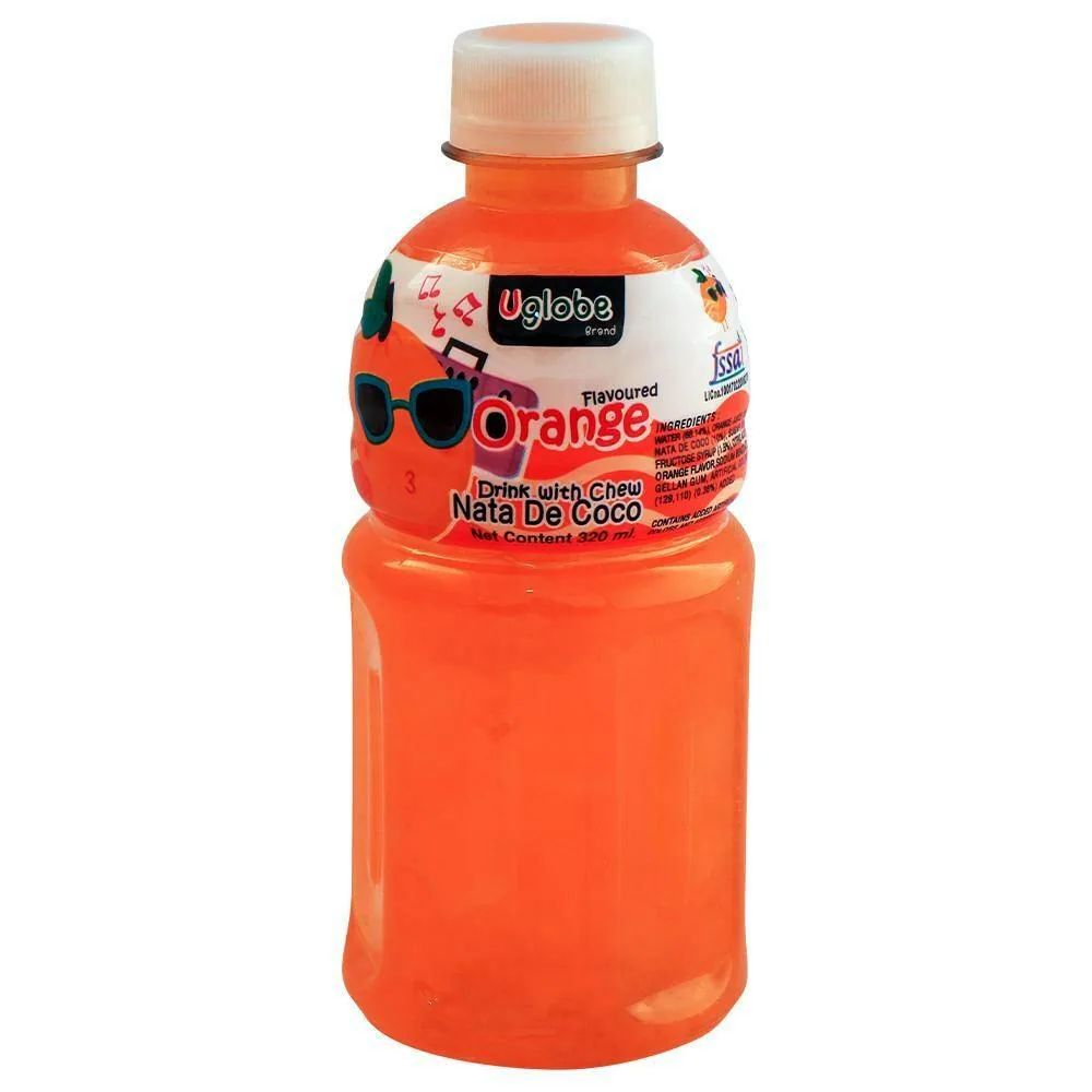 Uglobe Drink Nata De Coco Orange 320ML