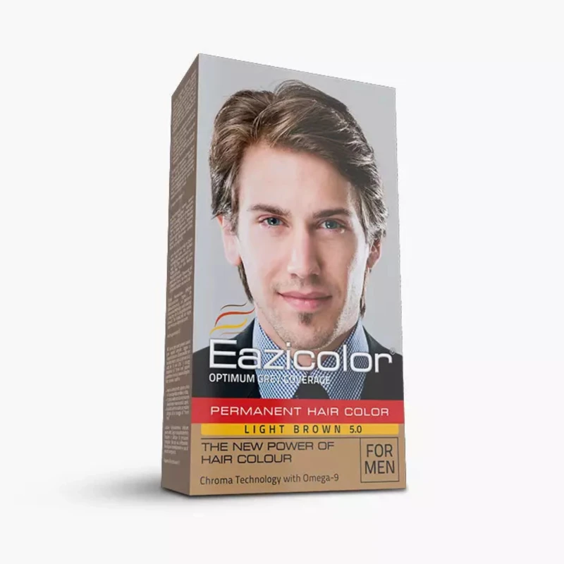 EaziColor Permanent Hair Color Light Brown 5.0