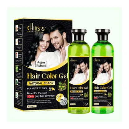 Chirs's Hair Color Gel Natural Black 250 ML CH-0041
