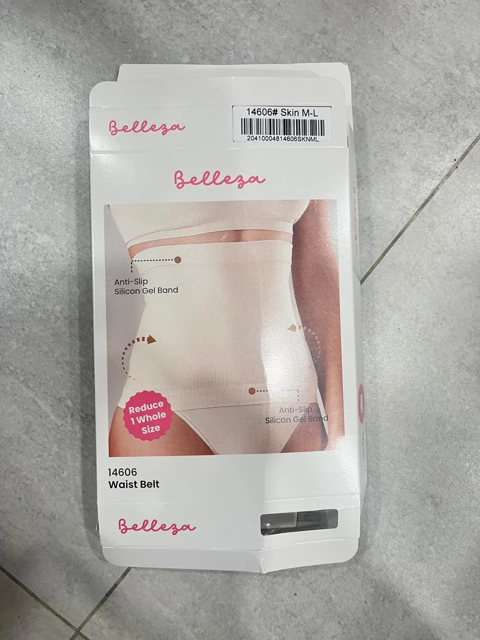 Belleza Body Shaper Waist Belt Skin Color 14606 M-L