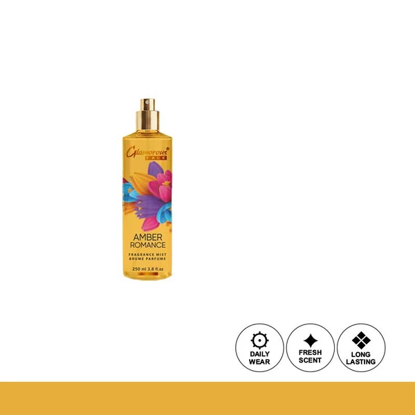 Glamorous Face Body Mist Amber Romance 200ML