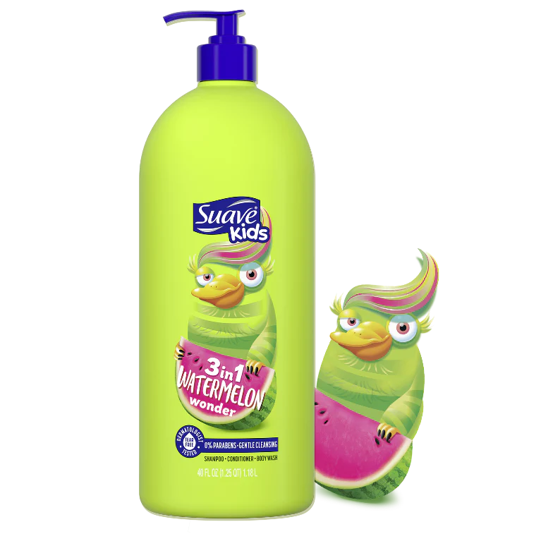 Suave Kids Shampoo 3 IN 1 Watermelon Wonder Thailand 700ML