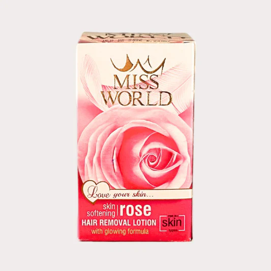 Miss World Hair Removal Lotion Jar Rose 120ML