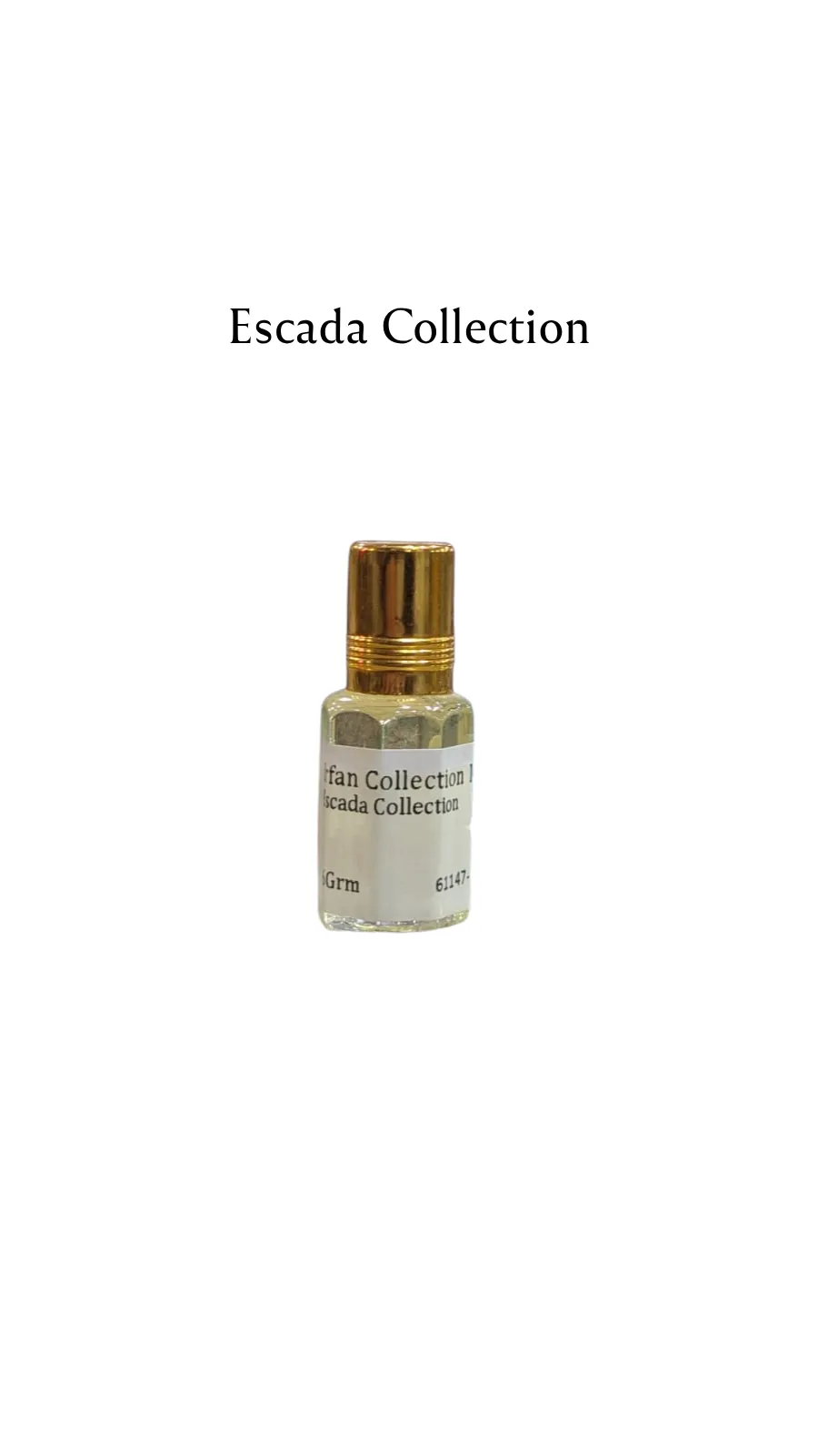 Concentrated Perfume Oil Attar Escada Collection French Escada Charabot 6ML