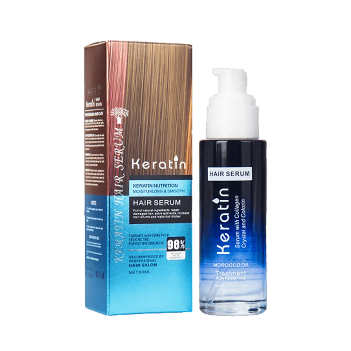 Hair Hair Serum Keratin Morroco Oil 80ML