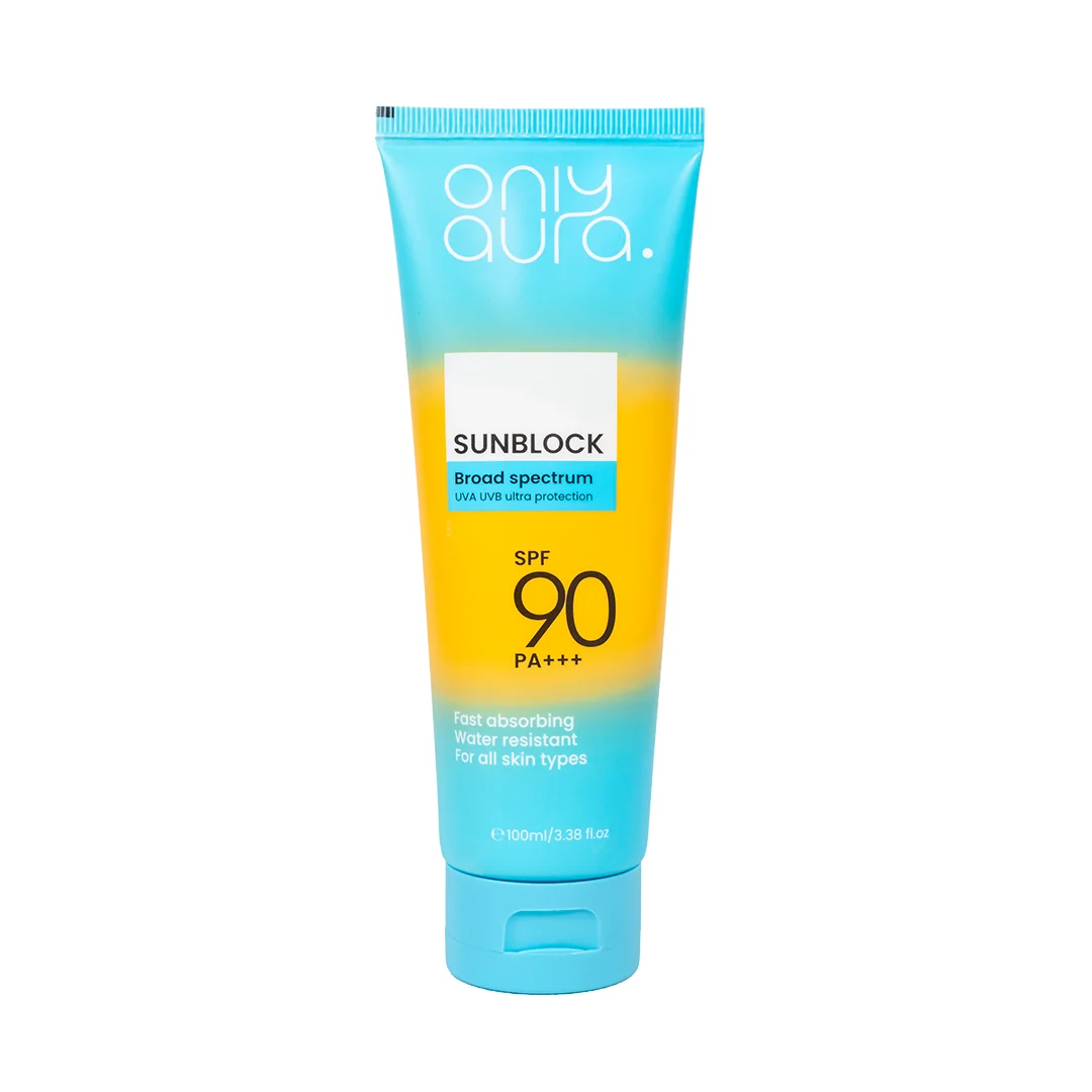 Only Aura Sunblock Broad Spectrum Spf 90 100ML