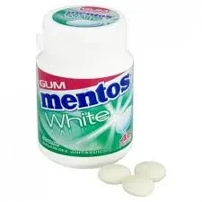 Mentos Gum Tub White Spearmint 60G