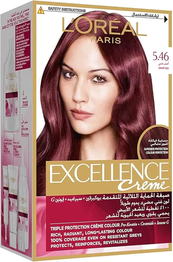 Loreal Excellence Hair Color 5.46