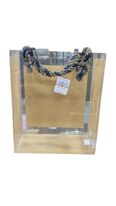 GIFT BOX ACCRYLLIC HANDBAG CRYSTAL SMALL