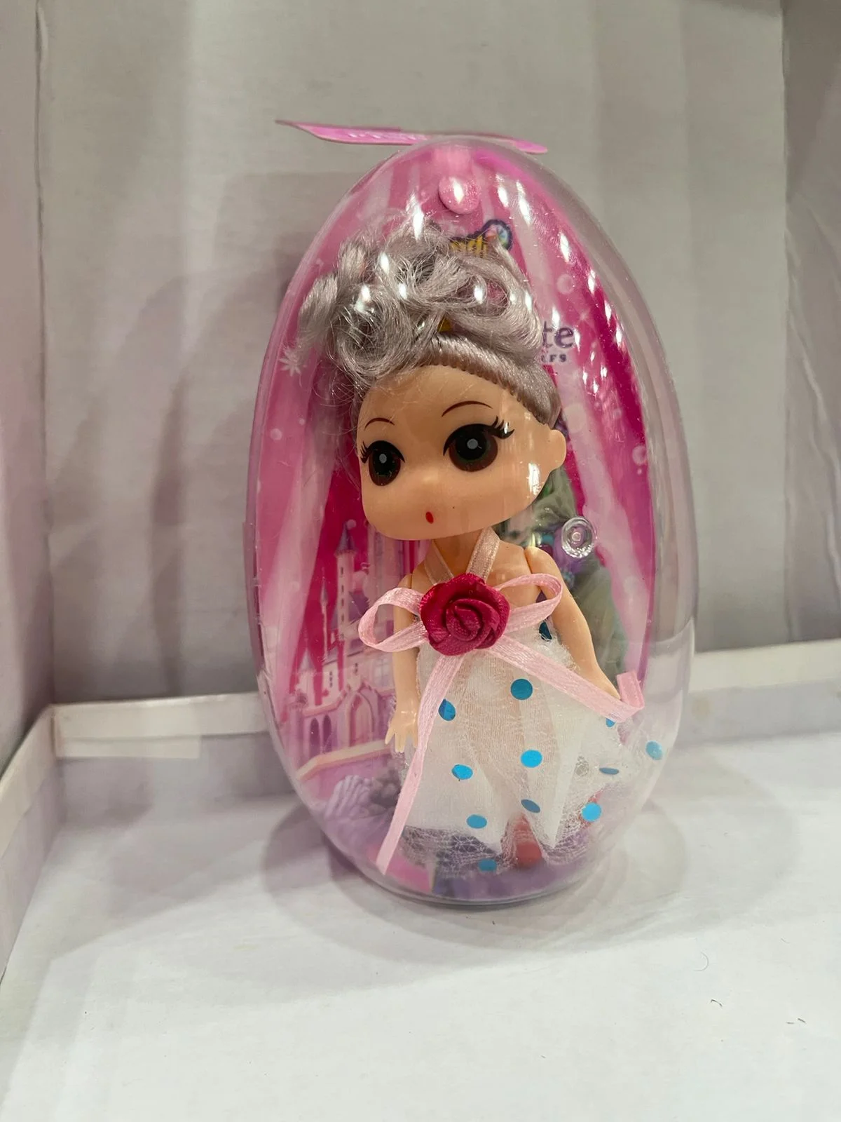 Light Barbi Egg Sweet Pink Girl