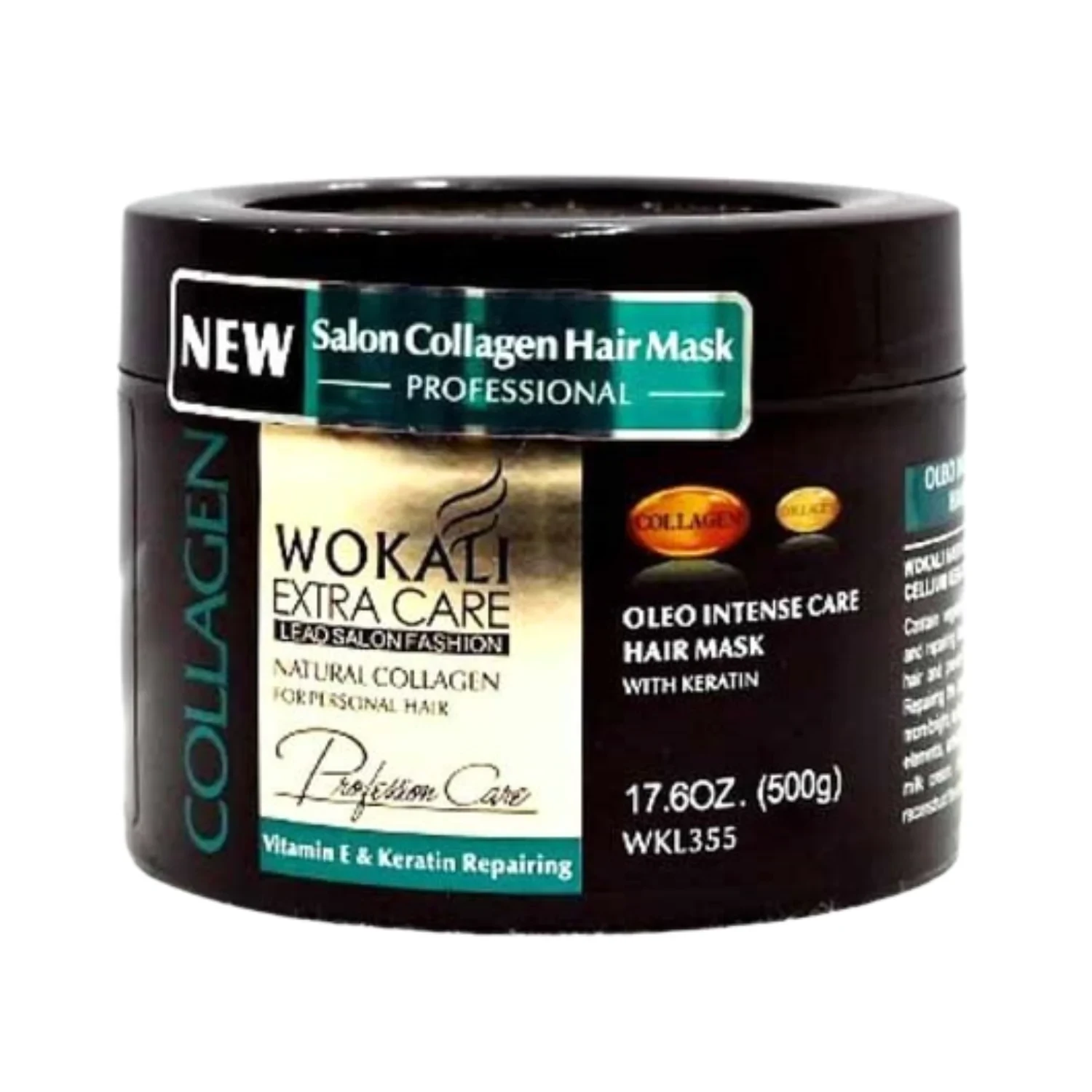 Wokali Hair Mask Collagen Oleo 500G