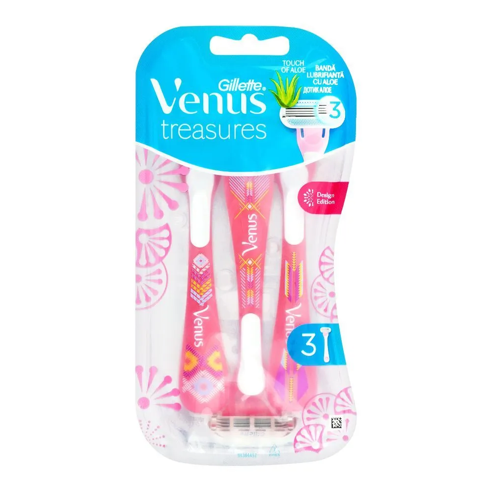 Gillete Razors Venus Treasures 3 PCS