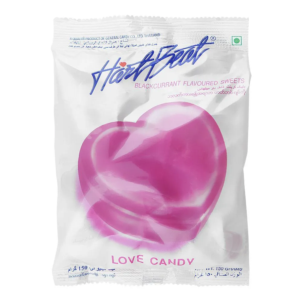 Heart Beat Candy Blackcurrent 90G