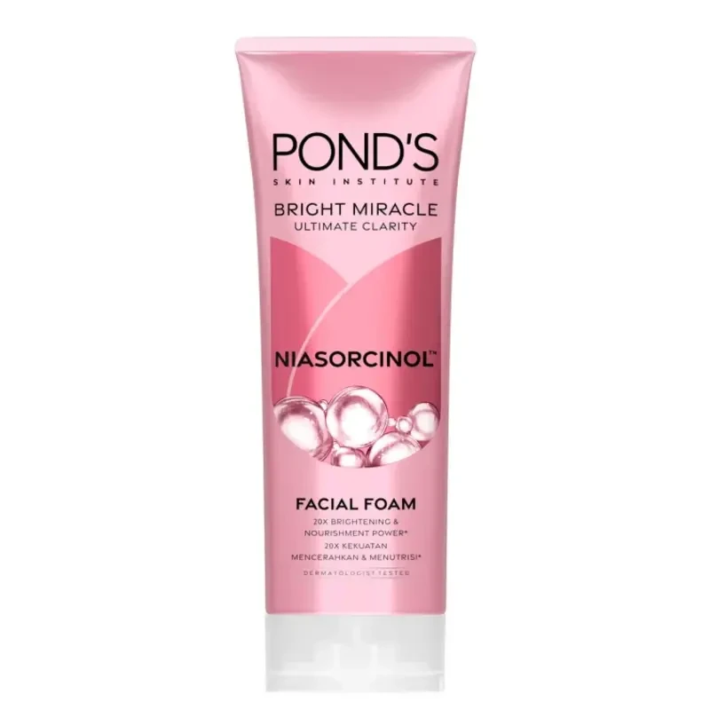 Ponds Face Wash Bright Miracle Pink Niasorcinol 100G