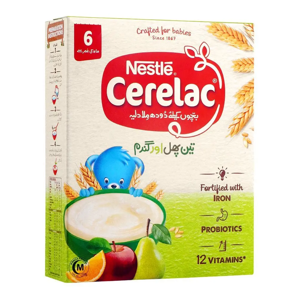 Nestle Cerelac 3 Fruit 175G