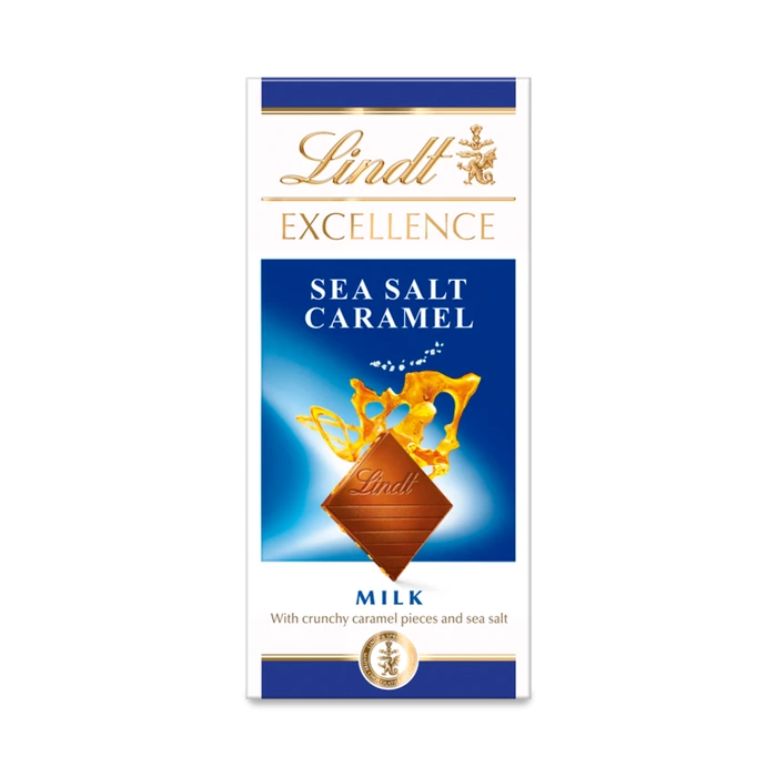 Lindt Chocolate Excellence Sea Salt Caramel Milk 100G