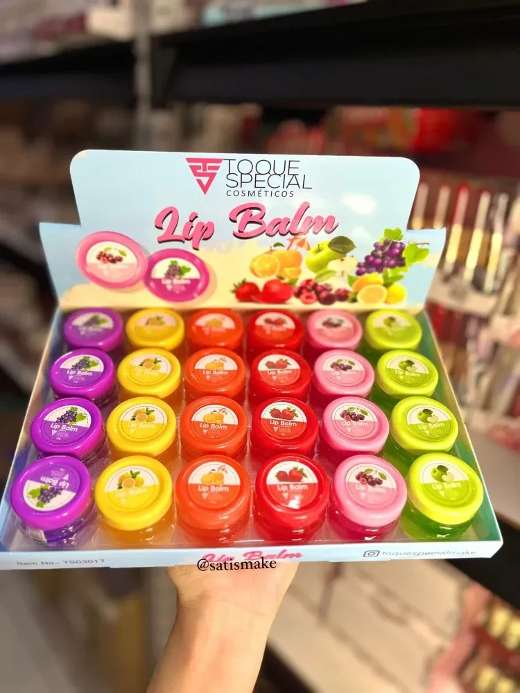 Ushas Lip Balm Mini Jar 36s Tray 15G