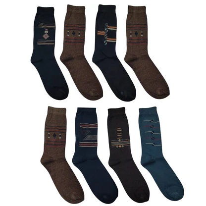 Cottony Warm Socks Rich Cotton Mix D12