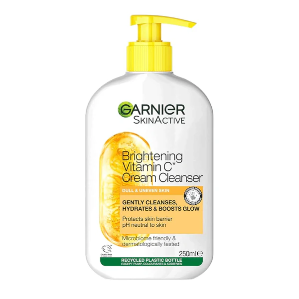 Garnier Face Cream Cleanser Brightening Vitamin C 250ML