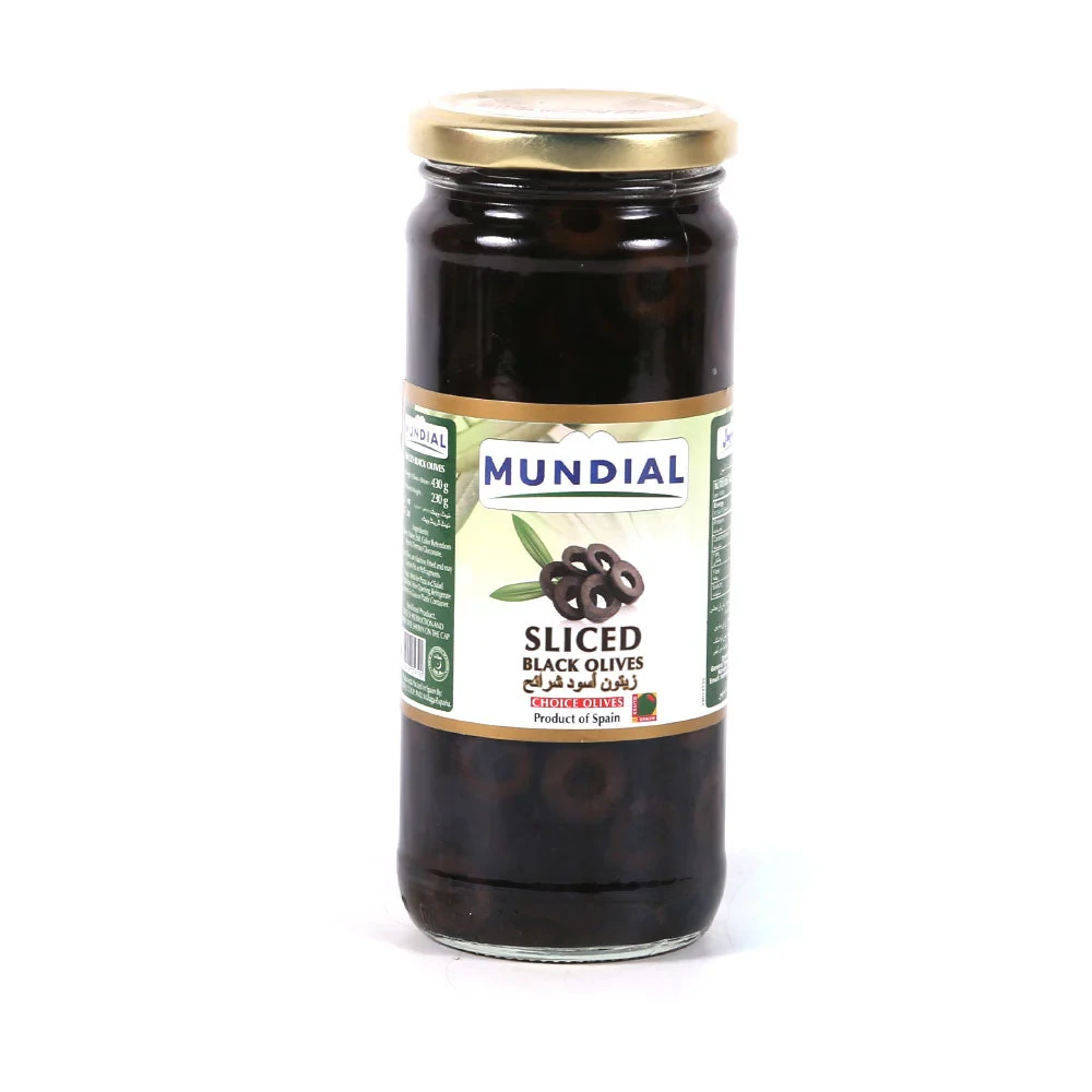 Mundial Olives Black Sliced 430G
