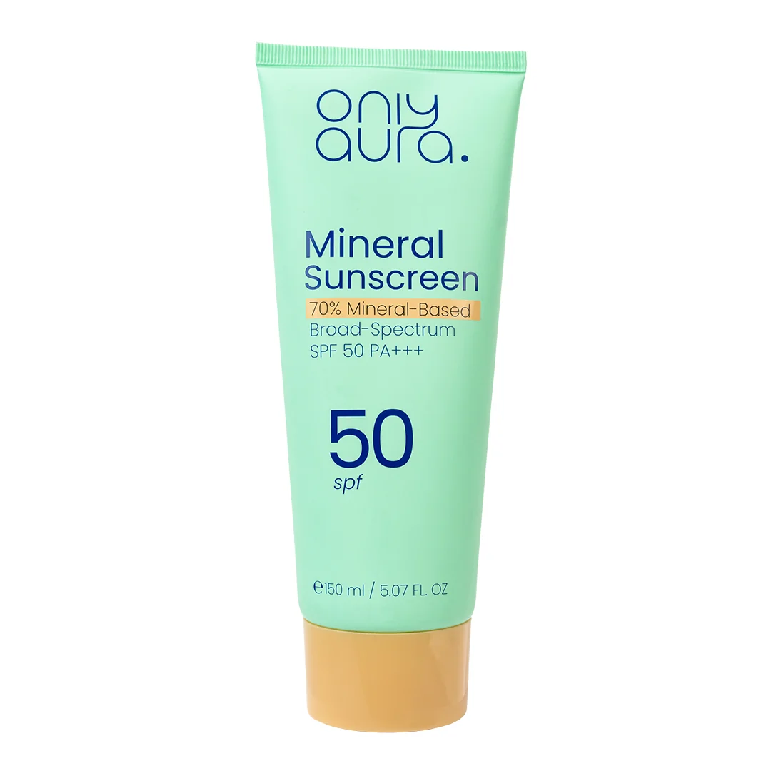 Only Aura Sunscreens Mineral SPF 50 150ML