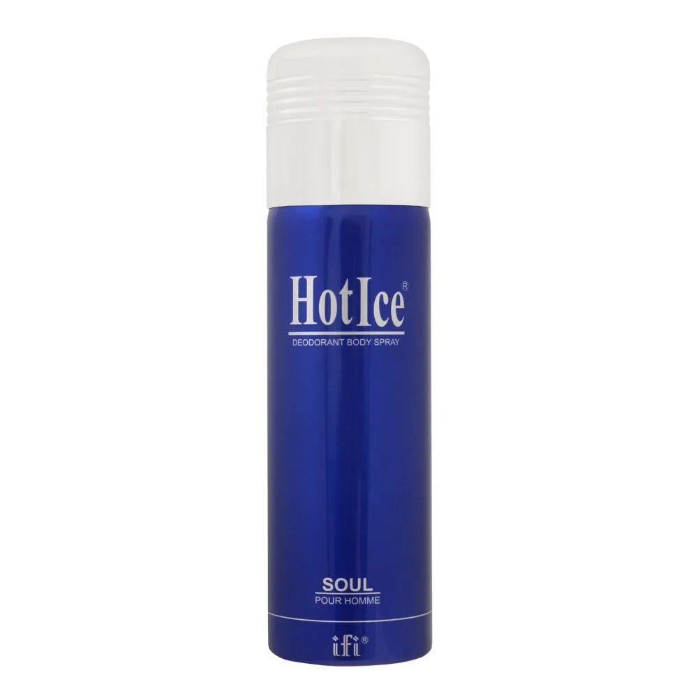 Hot Ice Deodorant Body Spray Soul Pour Homme 200ML