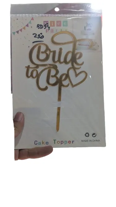 Birthday Celebration Bride To Be Topper