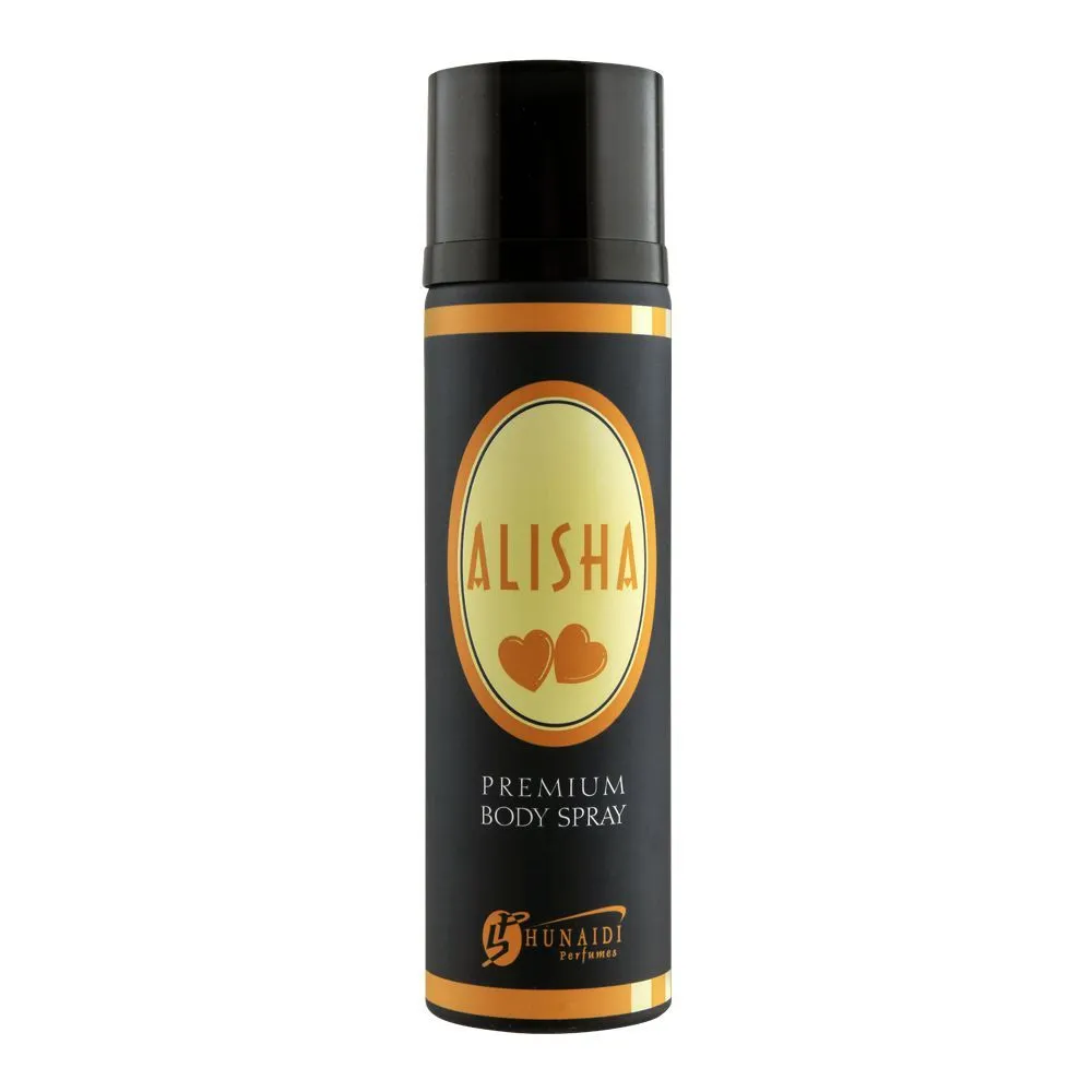Hunaidi Perfumes Deodorant Body Spray Alisha Royal 200ML