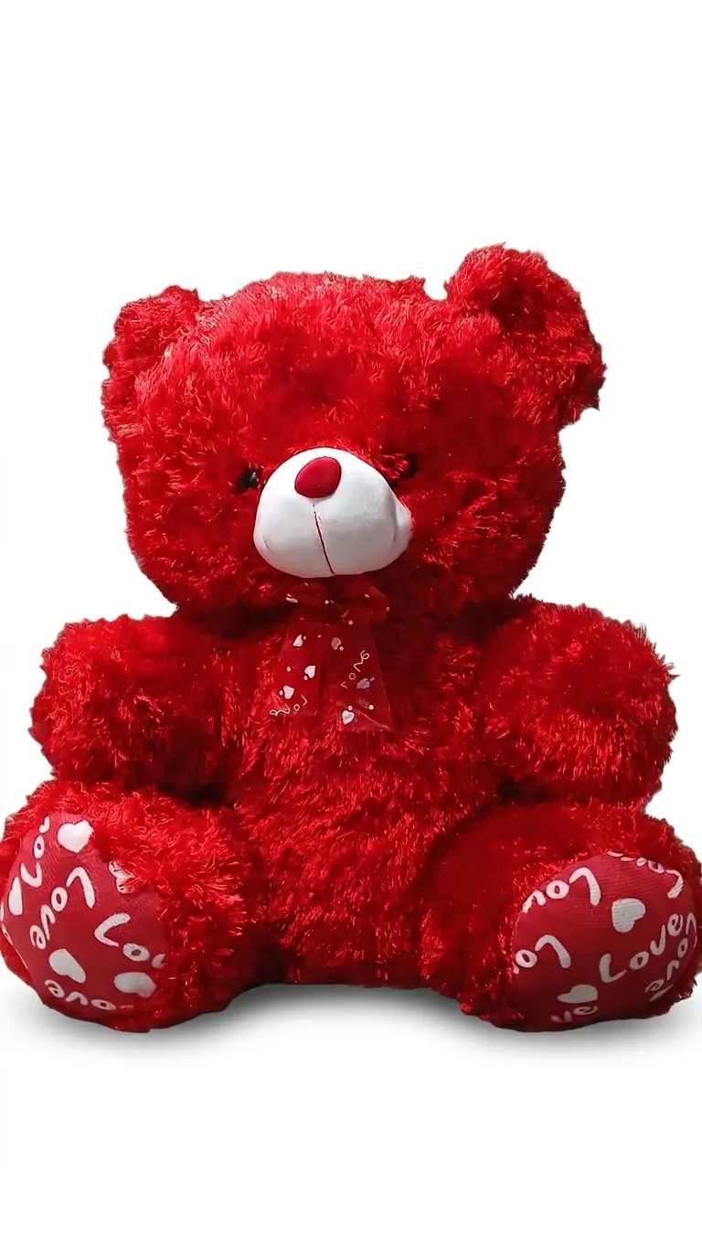 Teddy Red Fluffy Large MU-5 Baalu Moti 60CM