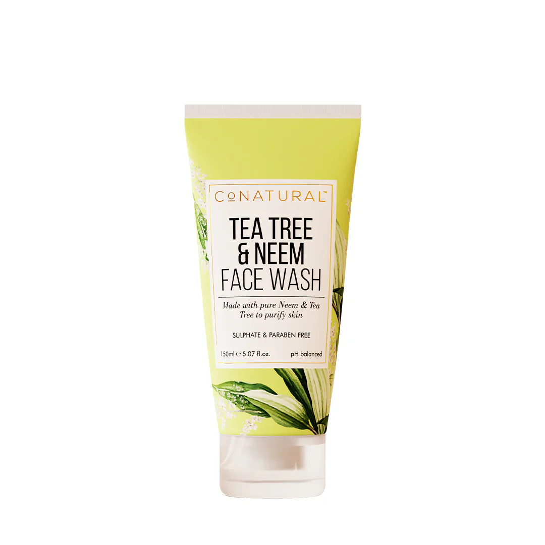 Co Natural Face Wash Tea Tree And Neem 60ML