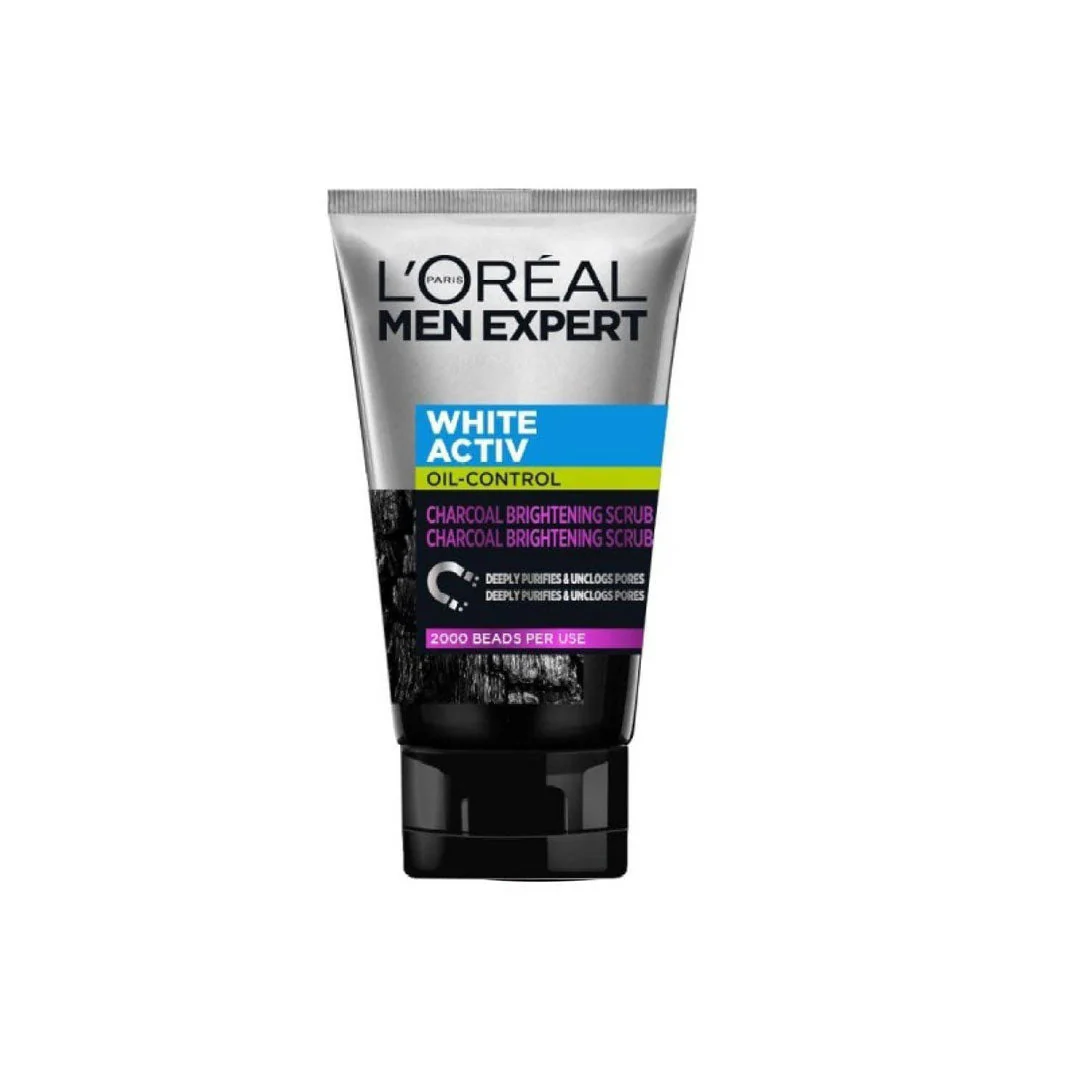 Loreal Face Wash Men White Active Charcoal 100Ml