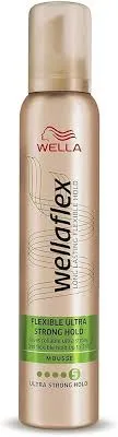 Wella Hair Mousse Spray  Wellaflex 5 Curls And Waves Strong Hold 200ml