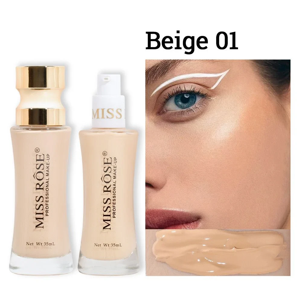 Miss Rose Foundation Unique Double Wear Beige 01 7601-064 35ML