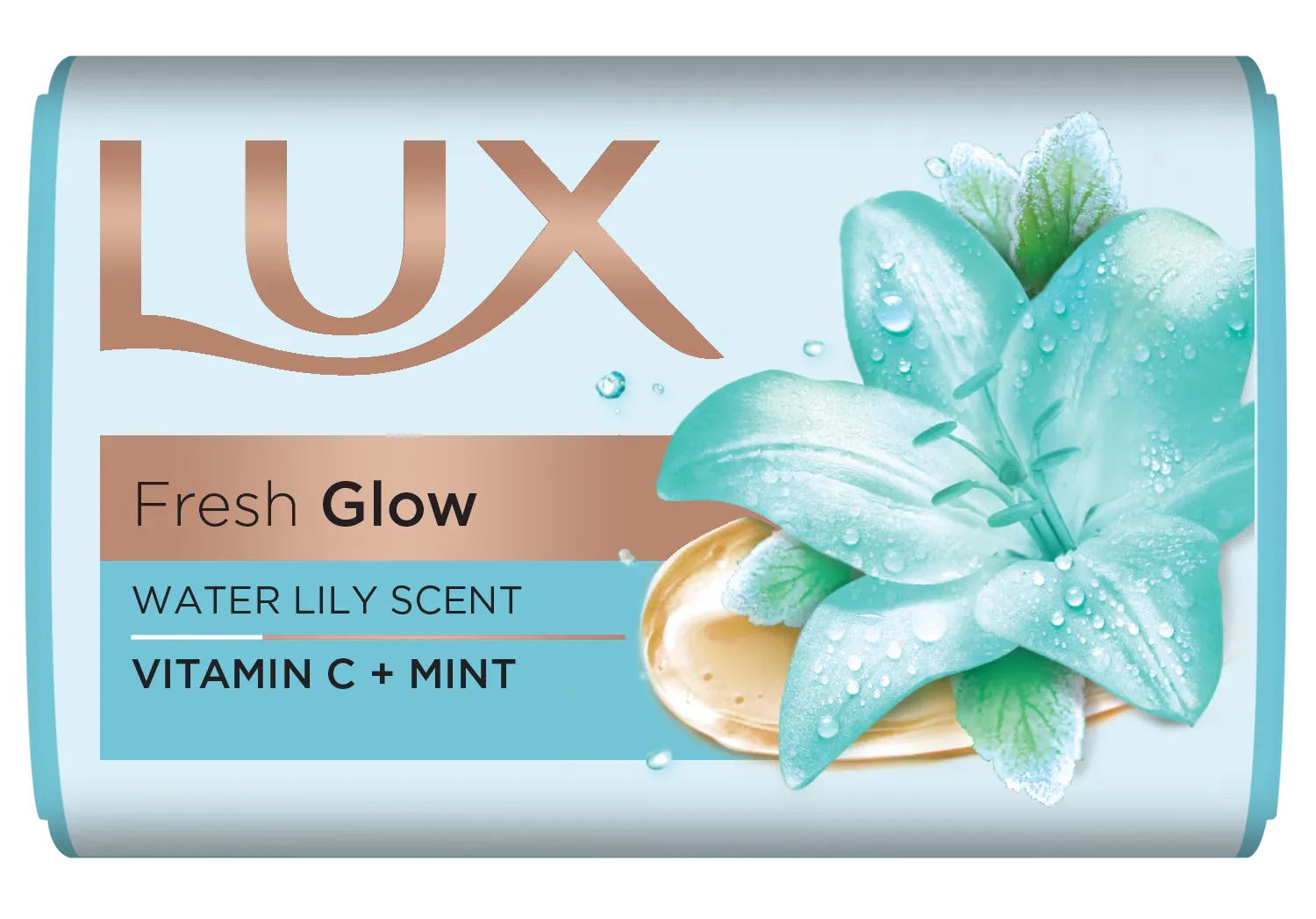 Lux Soap Fresh Glow Vitamin C+Mint 170G