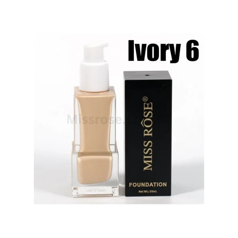 Miss Rose Foundation Black Ivory6 7601-016 30ML