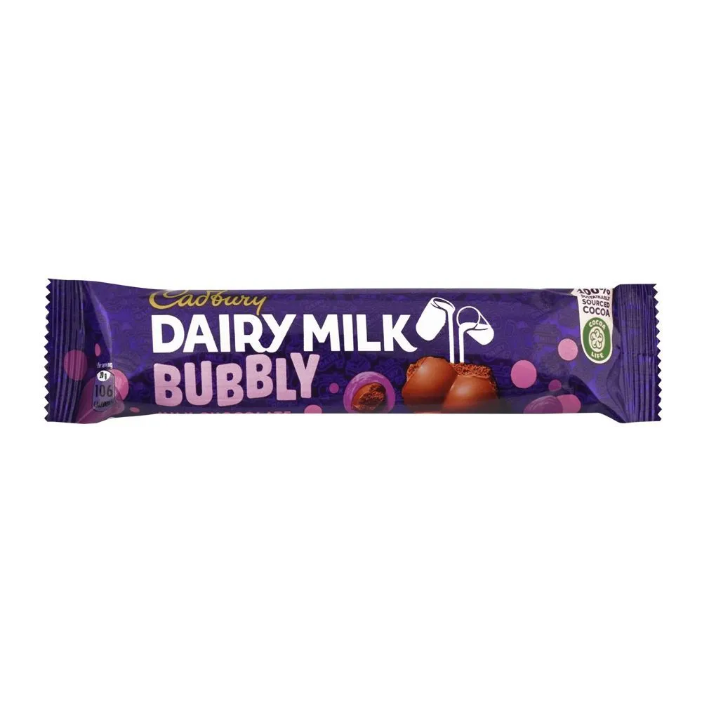Cadbury Dairy Milk Chocolate Bubbly 20G Pk