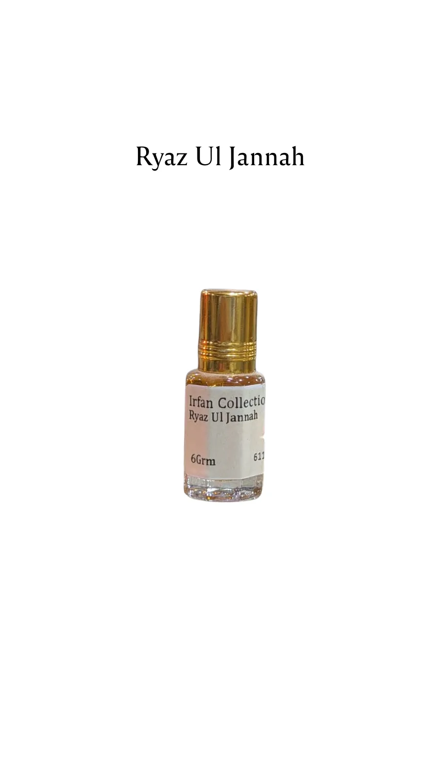 Ryaz Ul Jannah Concentrated Perfum Oil Attar Oriental Arabic-F Charabot 6ML