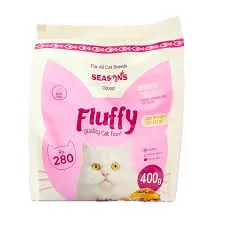 Fluffy Cat Food Real Chicken Real Fish 400G