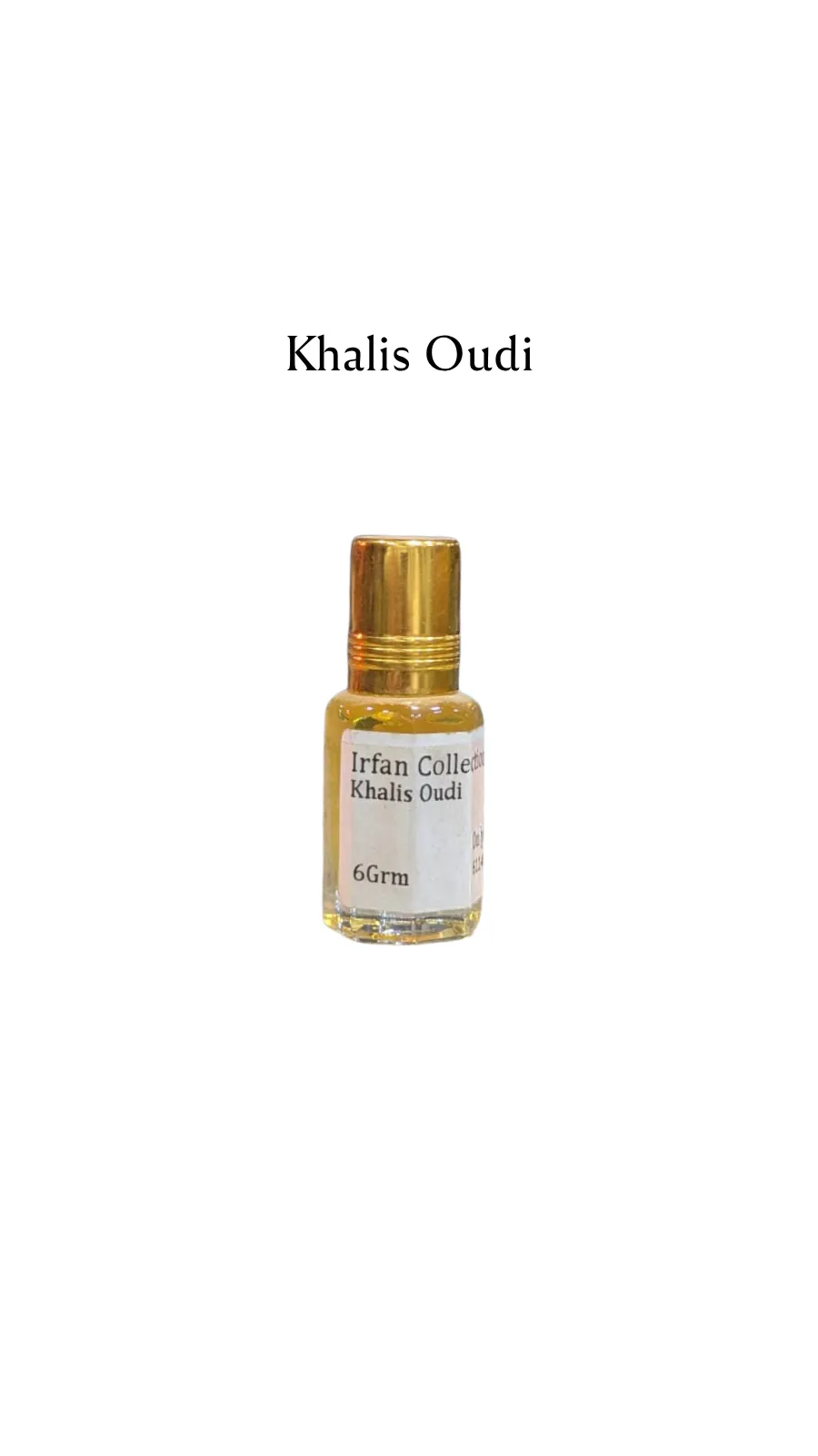 Concentrated Perfume Oil Attar Khalis Oudi Lattafa Only-F 6ML