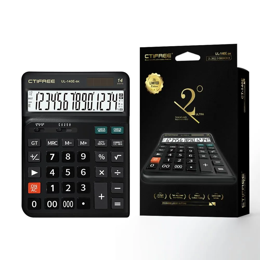 Ctifree Calculator UL-140E-BK