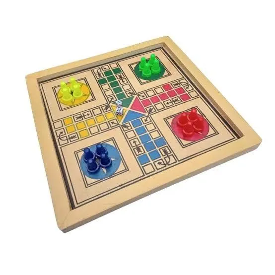 Simple Wooden Ludo
