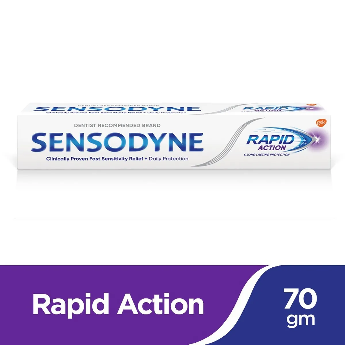 Sensodyne ToothPaste Rapid Action Pk 70G