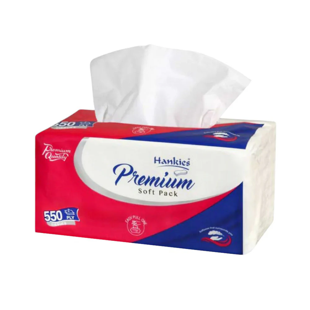 Hankies Tissues Soft Premium 550P
