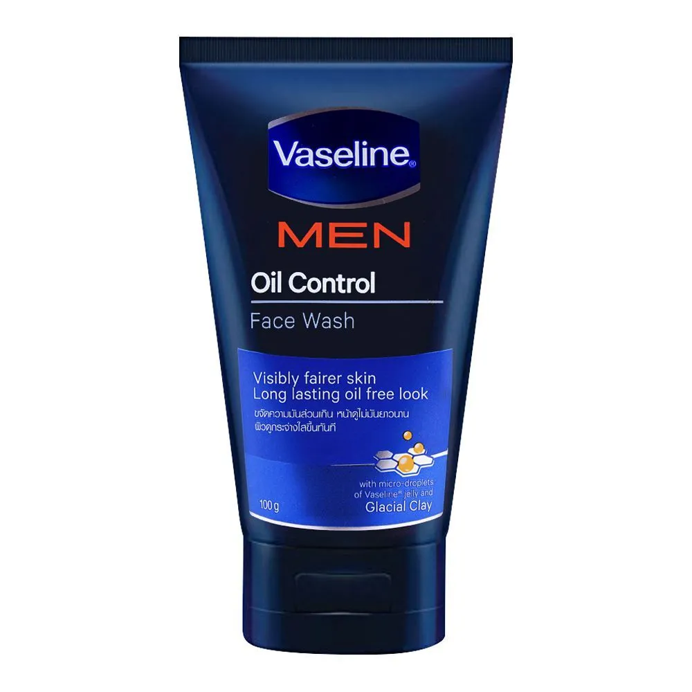 Vaseline Face Wash Men Oil Control 100G