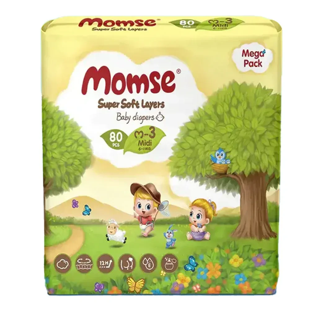Momse Daipers 3-M 80P