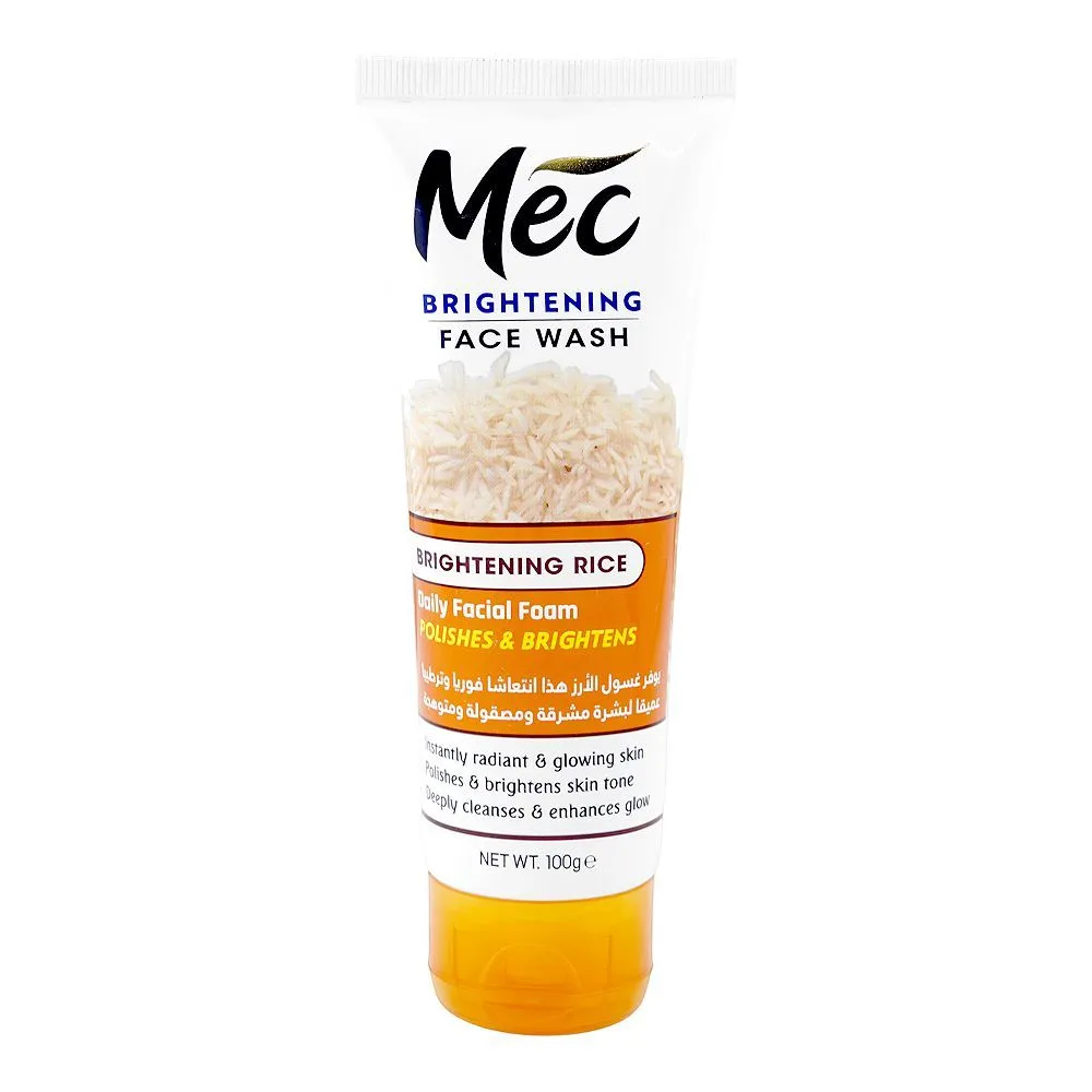 Mec Face Wash Daily Brightening Rice 100G