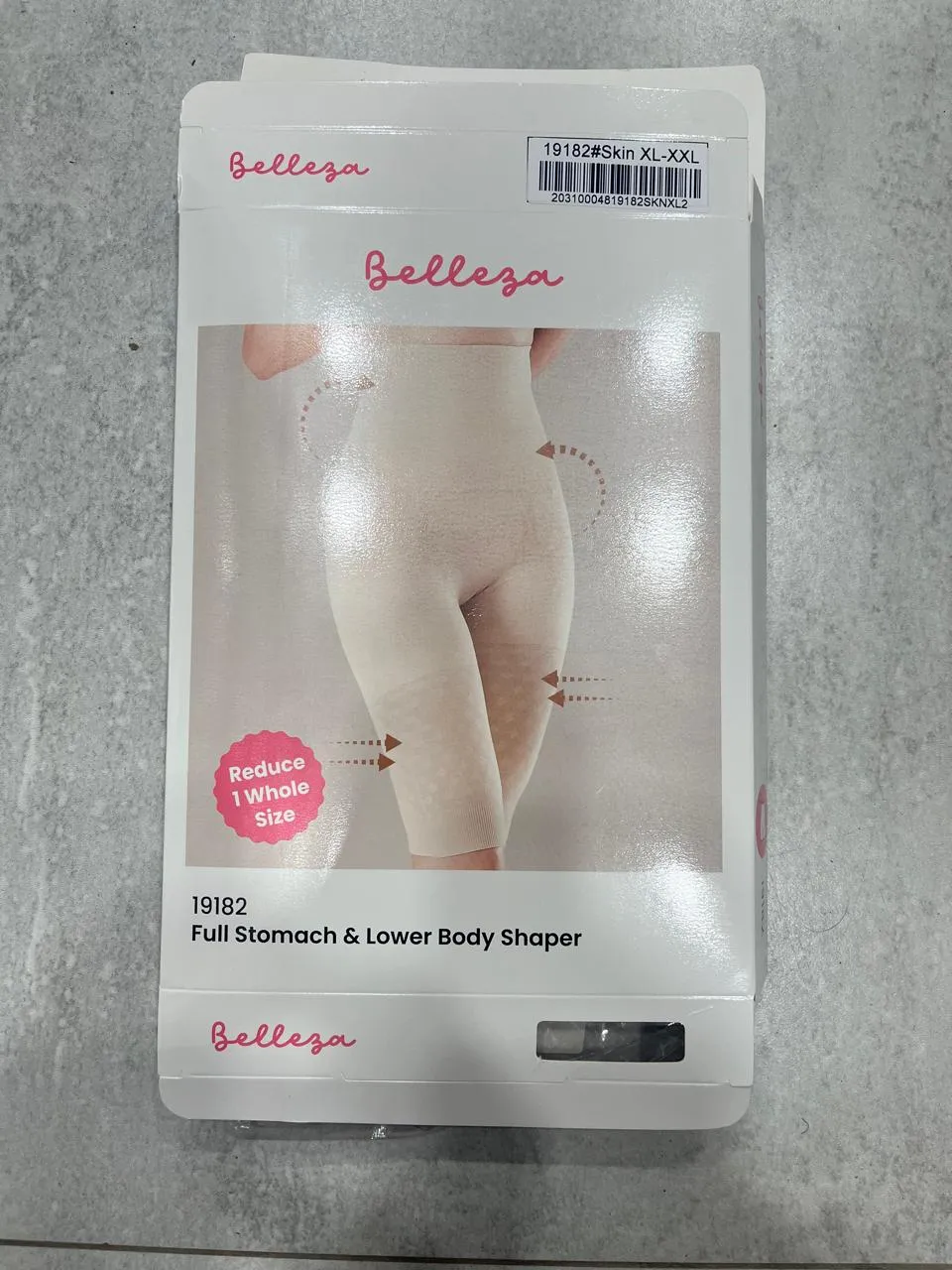 Belleza Body Shaper 19182 Skin Color Full Stomach And Lower Body M-L