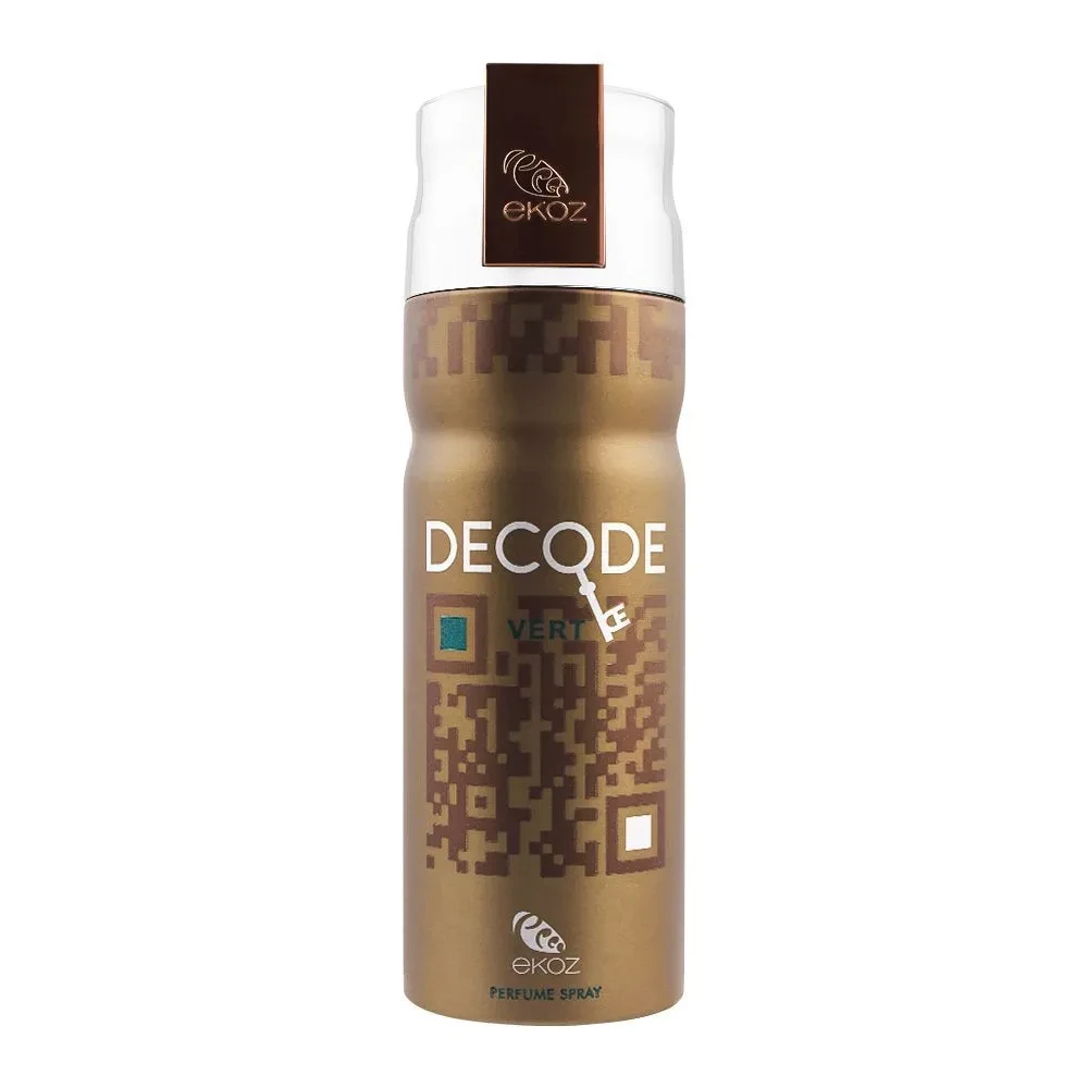Ekoz Deodorant Body Spray Decode Vert 200ML