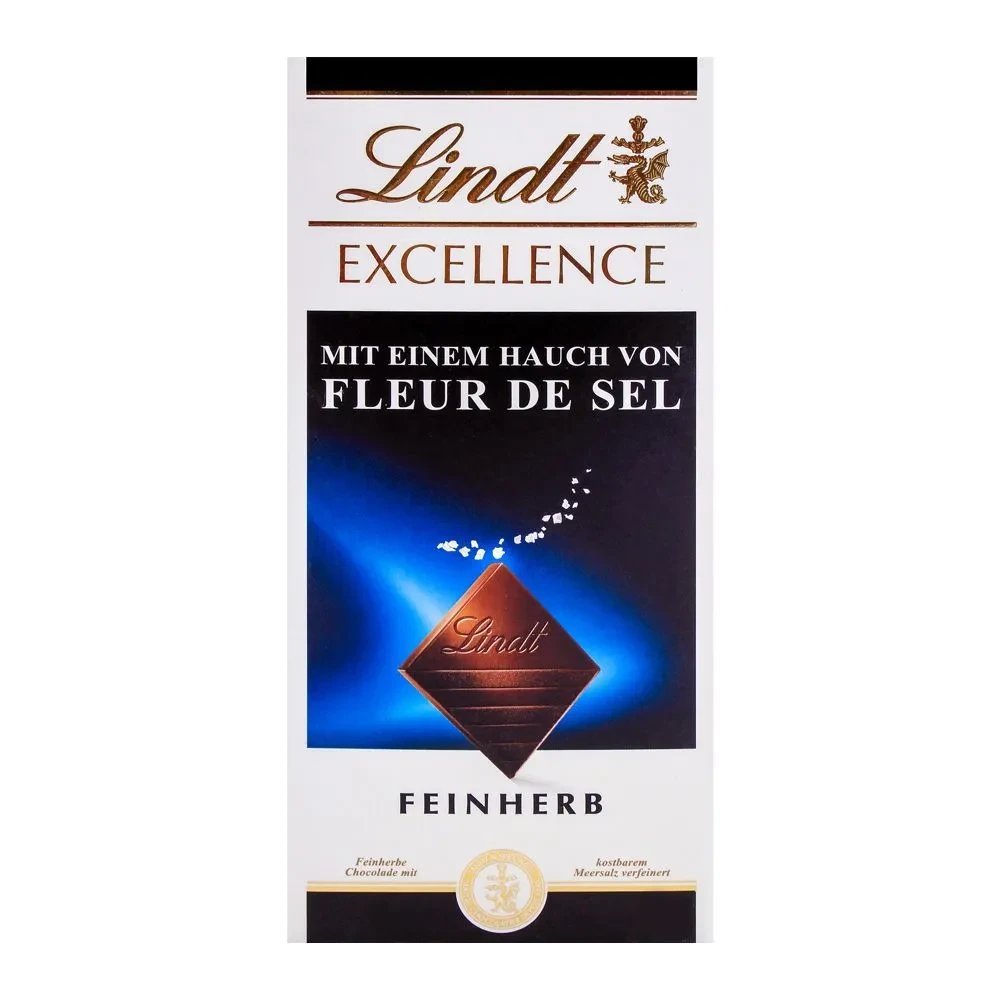 Lindt Chocolate Excellence Sea Salt 100G